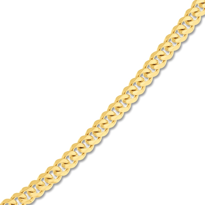 Main Image 2 of Solid Miami Cuban Link Necklace 14K Yellow Gold 26" 11mm
