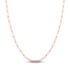 Thumbnail Image 1 of Solid Paperclip Chain Necklace 14K Rose Gold 30" 3.9mm