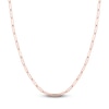 Thumbnail Image 1 of Solid Paperclip Chain Necklace 14K Rose Gold 20" 3.9mm