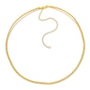 Thumbnail Image 1 of Triple Layer Bead Necklace 14K Yellow Gold 14"