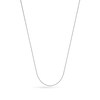 Thumbnail Image 1 of Women's Solid Cable Chain Necklace 18K White Gold 18" 1.05mm