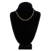 Thumbnail Image 4 of Solid Round Wheat Chain Necklace 18K Yellow Gold 16" 1.05mm