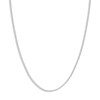 Thumbnail Image 1 of Solid Round Wheat Chain Necklace 18K White Gold 16" 1.05mm