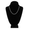 Thumbnail Image 4 of Solid Round Wheat Chain Necklace 18K White Gold 18" 1.05mm