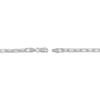 Thumbnail Image 3 of Solid Paperclip Chain Necklace 14K White Gold 18" 4mm