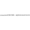 Thumbnail Image 3 of Solid Paperclip Chain Necklace 14K White Gold 24" 4mm
