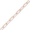 Thumbnail Image 2 of Solid Paperclip Chain Necklace 14K Rose Gold 20" 4mm