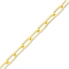 Thumbnail Image 2 of Paper Clip Chain Necklace 14K Yellow Gold 20"