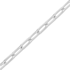 Thumbnail Image 2 of Solid Paperclip Chain Necklace 14K White Gold 20" 3.1mm