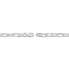 Thumbnail Image 3 of Solid Paperclip Chain Necklace 14K White Gold 24" 3.1mm