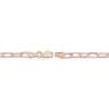Thumbnail Image 3 of Solid Paperclip Chain Necklace 14K Rose Gold 20" 3.1mm