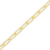 Thumbnail Image 2 of Solid Paperclip Chain Necklace 14K Yellow Gold 16" 3.1mm