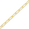 Thumbnail Image 2 of Solid Paperclip Chain Necklace 14K Yellow Gold 18" 3.1mm