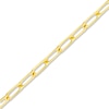 Thumbnail Image 2 of Solid Paperclip Chain Necklace 14K Yellow Gold 20&quot; 3.1mm