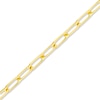 Thumbnail Image 2 of Solid Paperclip Chain Necklace 14K Yellow Gold 24" 3.1mm