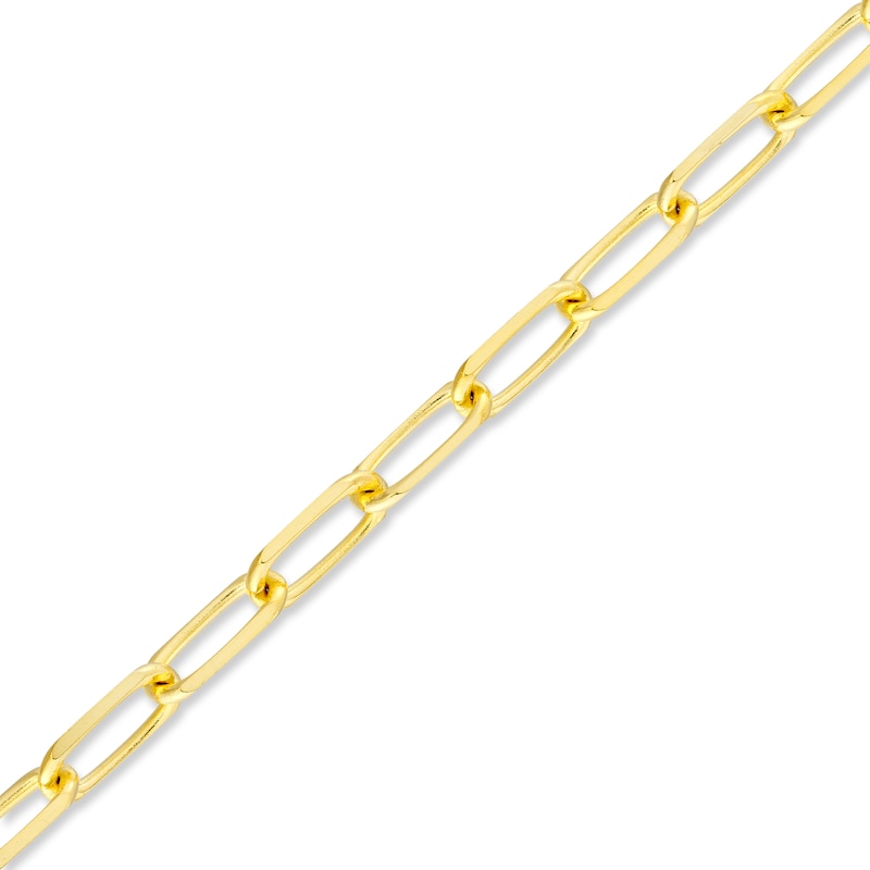 Main Image 2 of Solid Paperclip Chain Necklace 14K Yellow Gold 24" 3.1mm
