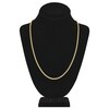 Thumbnail Image 2 of Solid Round Box Chain Necklace 14K Yellow Gold 24" 3.95mm