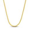 Thumbnail Image 1 of Solid Miami Curb Link Necklace 14K Yellow Gold 24" 6.45mm