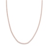 Thumbnail Image 1 of Solid Open Curb Necklace 14K Rose Gold 20" 2.7mm