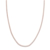 Thumbnail Image 1 of Solid Open Curb Necklace 14K Rose Gold 24" 2.7mm