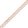Thumbnail Image 2 of Solid Open Curb Necklace 14K Rose Gold 24" 2.7mm