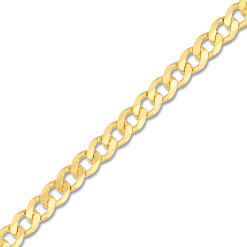 Main Image 2 of Men's Solid Open Curb Necklace 14K Yellow Gold 16" 2.7mm