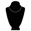 Thumbnail Image 4 of Men's Solid Open Curb Necklace 14K Yellow Gold 16" 2.7mm