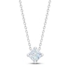 Thumbnail Image 0 of THE LEO First Light Diamond Solitaire Necklace 1/4 ct tw Princess 14K White Gold (I1/I)