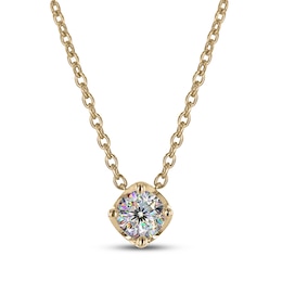 THE LEO First Light Diamond Solitaire Necklace 1/4 ct tw 14K Yellow Gold (I1/I)