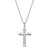 Thumbnail Image 1 of Cross Necklace Stainless Steel 24"