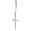 Thumbnail Image 2 of Cross Necklace Stainless Steel 24"