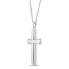 Thumbnail Image 2 of Cross Necklace Ion-Plated Stainless Steel 24"