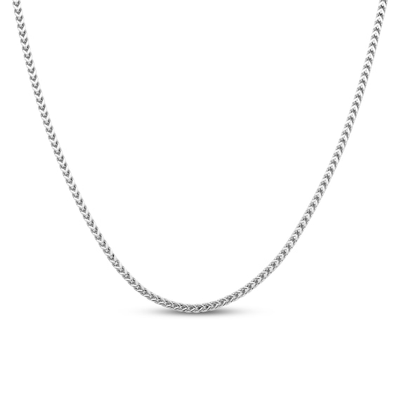 Solid Franco Chain Necklace Ion-Plated Stainless Steel 22" 2.5mm