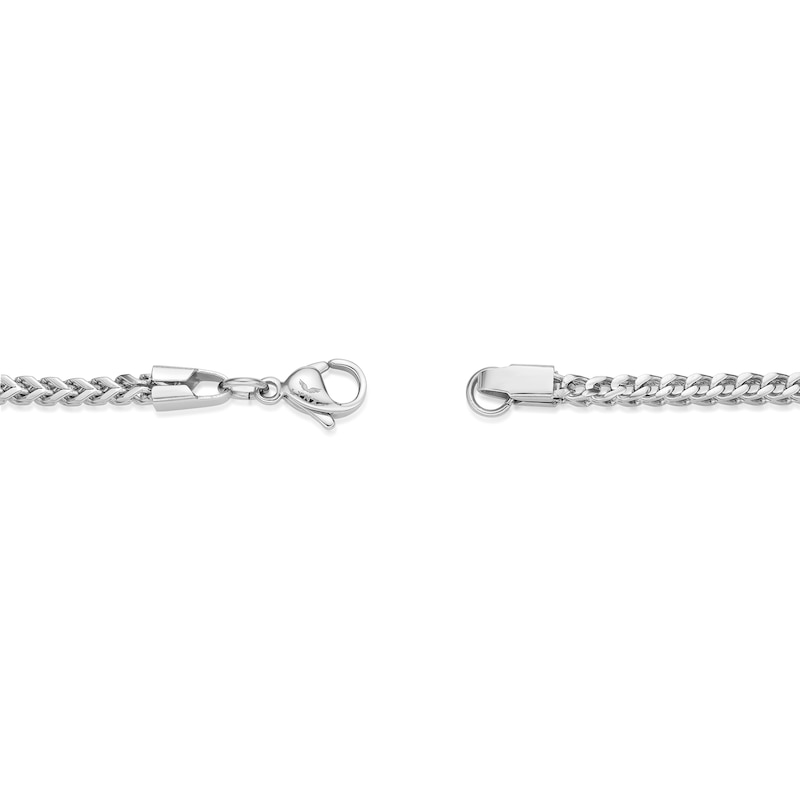 Main Image 3 of Solid Franco Chain Necklace Ion-Plated Stainless Steel 22" 2.5mm