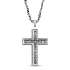 Thumbnail Image 1 of Antique Cross Necklace Stainless Steel 24"
