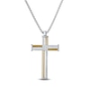 Thumbnail Image 1 of Cross Necklace Stainless Steel 24"