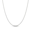 Thumbnail Image 1 of Solid Beaded Chain Necklace Sterling Silver 18" 3.0mm
