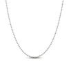 Thumbnail Image 1 of Solid Beaded Chain Necklace Sterling Silver 20" 3.0mm