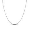 Thumbnail Image 1 of Solid Beaded Chain Necklace Sterling Silver 24" 3.0mm