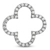 Small Design Charm Diamond Accents 14K White Gold