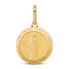 Thumbnail Image 1 of Polished Round Medal Charm 14K Yellow Gold