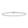 Thumbnail Image 1 of Solid Figaro Chain Bracelet Sterling Silver 7" 2.5mm