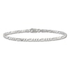 Thumbnail Image 1 of Solid Figaro Chain Bracelet Sterling Silver 8" 2.5mm