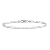 Thumbnail Image 1 of Figaro Chain Anklet Sterling Silver 10"