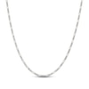 Thumbnail Image 1 of Solid Figaro Chain Necklace Sterling Silver 28" 2.85mm