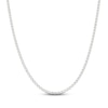 Thumbnail Image 0 of Solid Cuban Link Chain Necklace Sterling Silver 22" 3.15mm