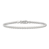 Thumbnail Image 1 of Solid Rope Chain Bracelet Sterling Silver 8" 2.5mm