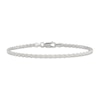 Thumbnail Image 1 of Rope Chain Anklet Sterling Silver 10"