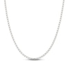 Thumbnail Image 1 of Solid Open Link Chain Necklace Sterling Silver 20" 3.2mm