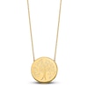 Thumbnail Image 1 of Polished Tree of Life Necklace 14K Yellow Gold 18"